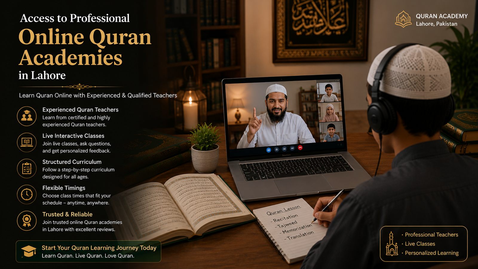 Child reading Holy Quran