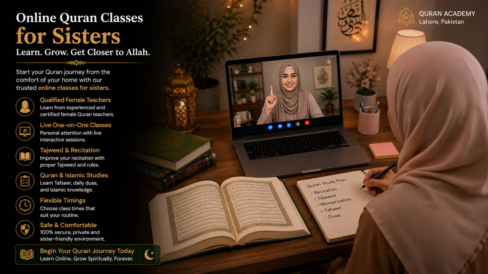 Female Quran tutor