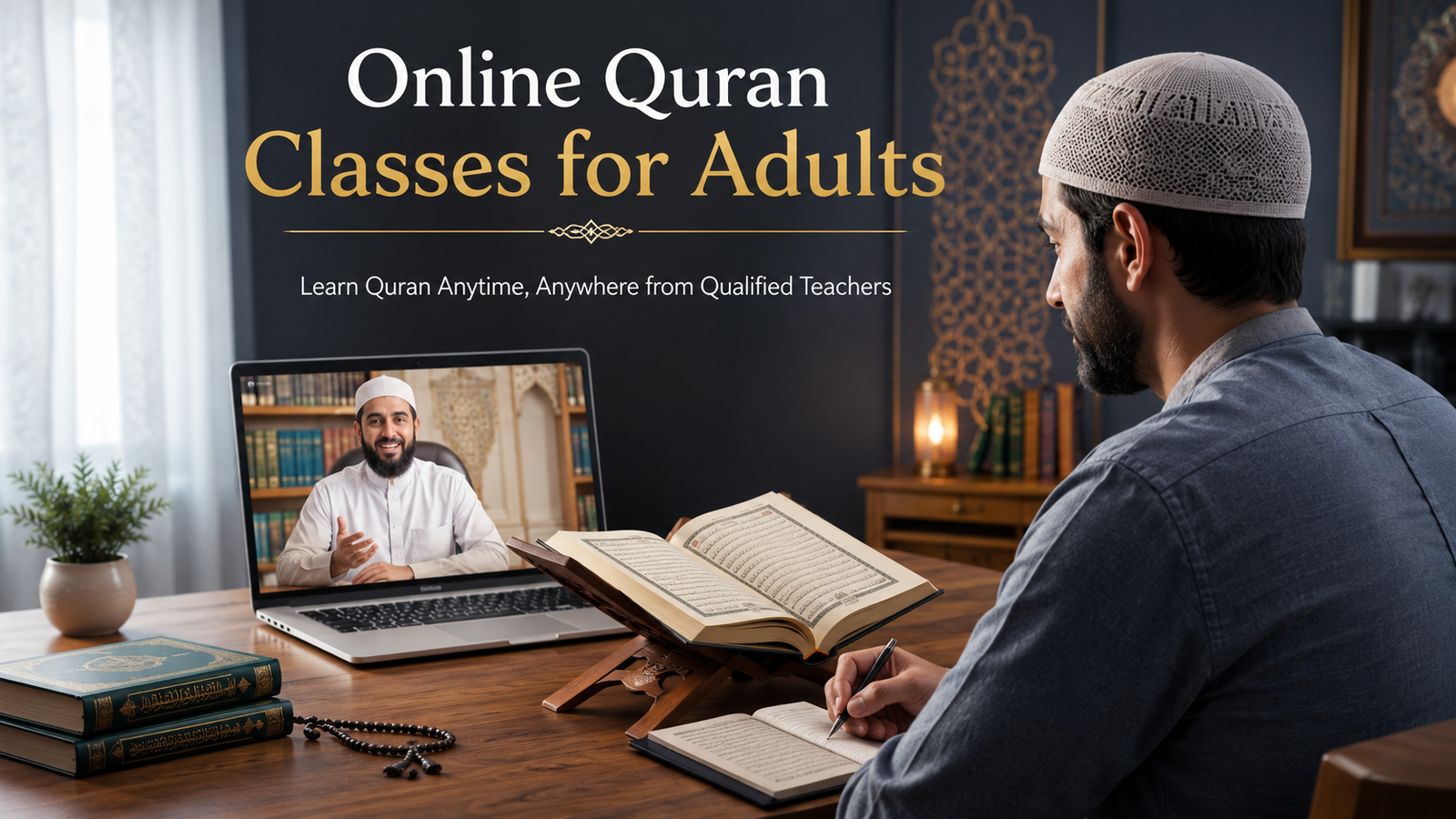 Home Quran study setup