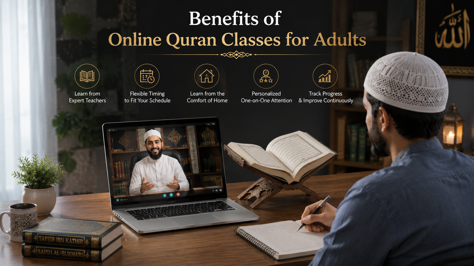 Benefits of online Quran classes for adults