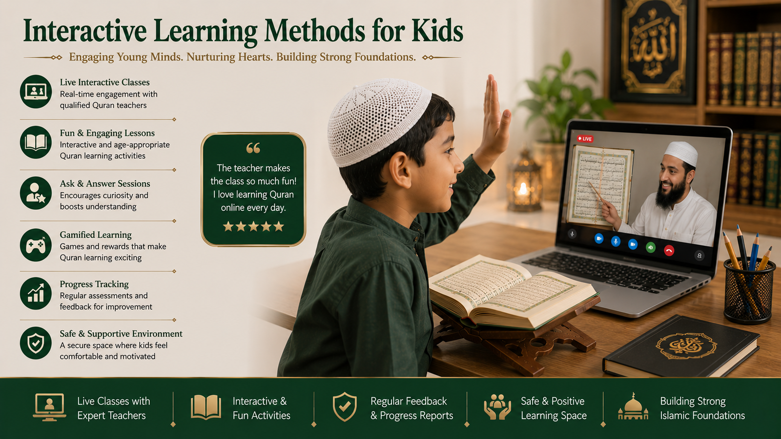 Interactive Learning Methods for Kids