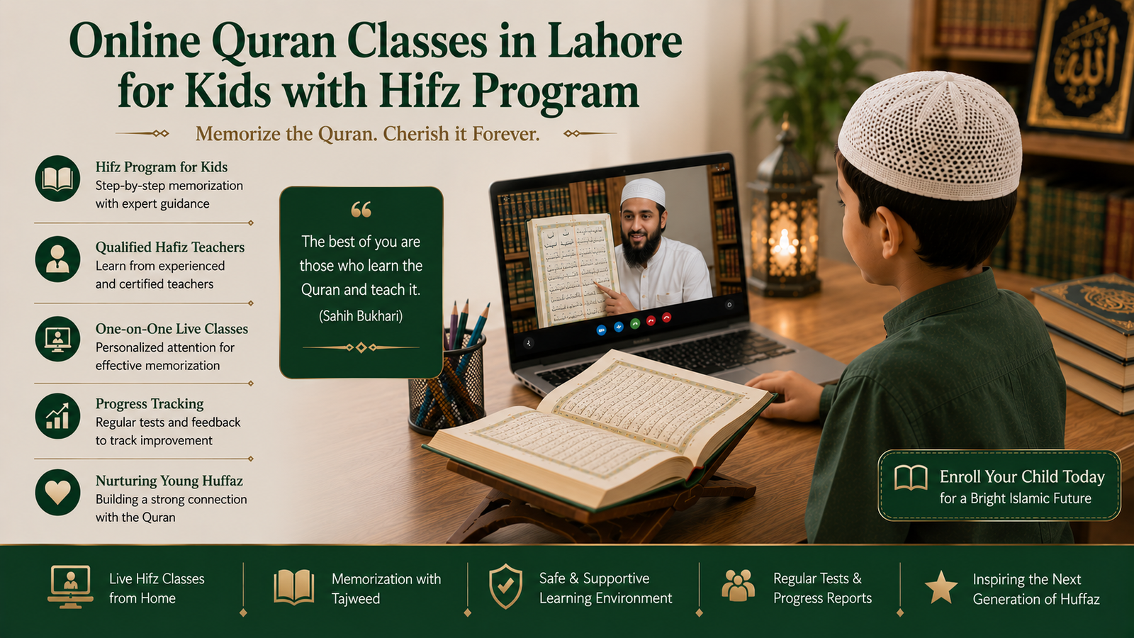 Online Quran Classes in Lahore for Kids with Hifz Program