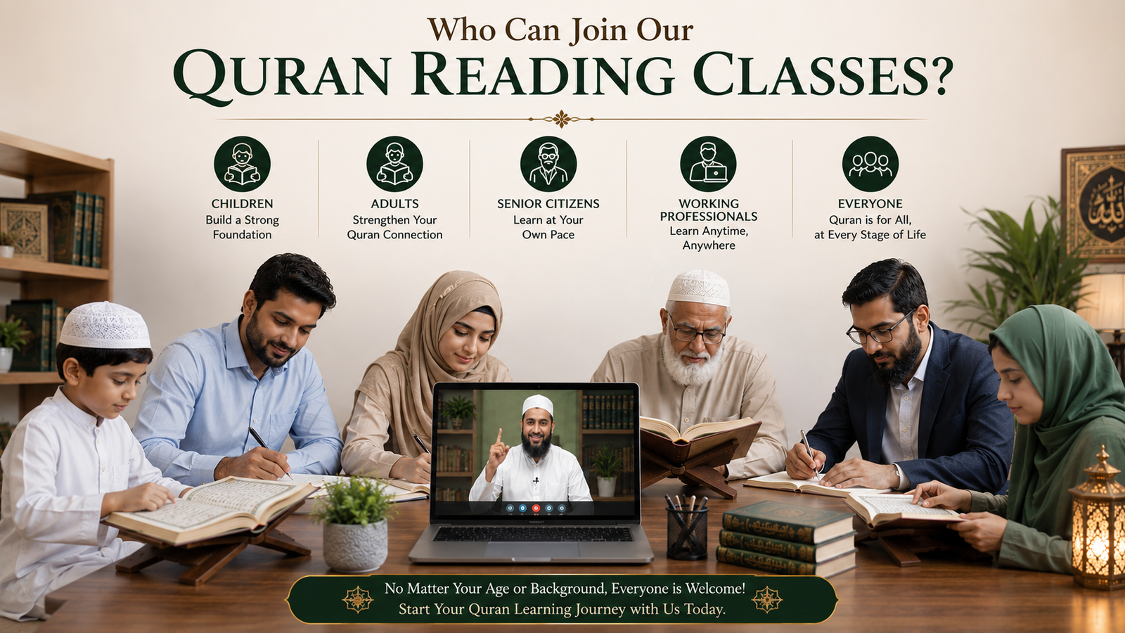 Who Can Join Our Quran Reading Classes?
