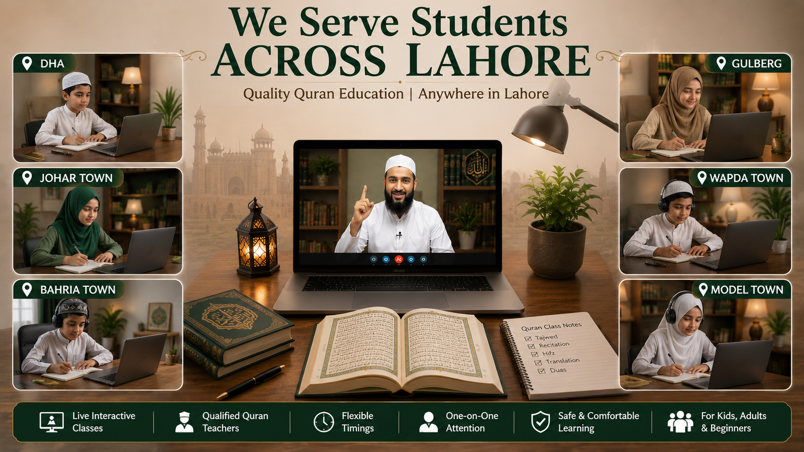 We Serve Students Across Lahore