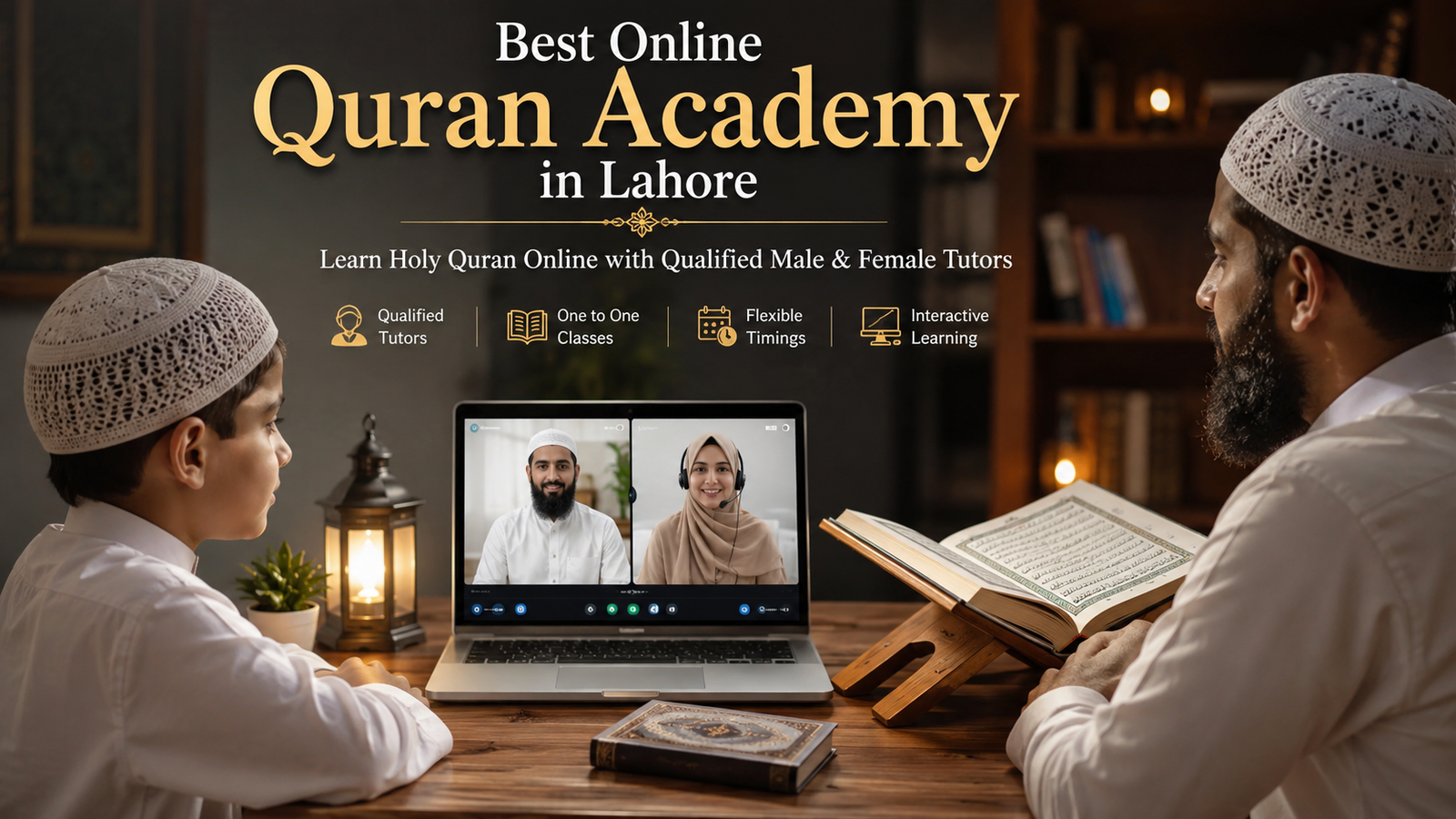 Best Online Quran Academy in Lahore offering live Quran classes with qualified male and female teachers.